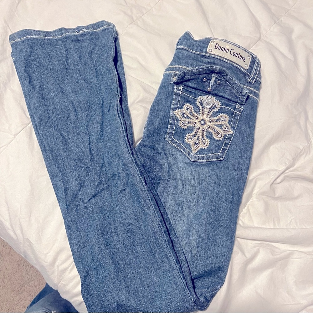 Denim contour jeans